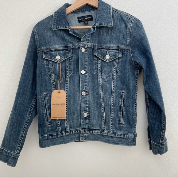 NWT Lucky Brand Tomboy Trucker Denim Jacket - Picture 4 of 11
